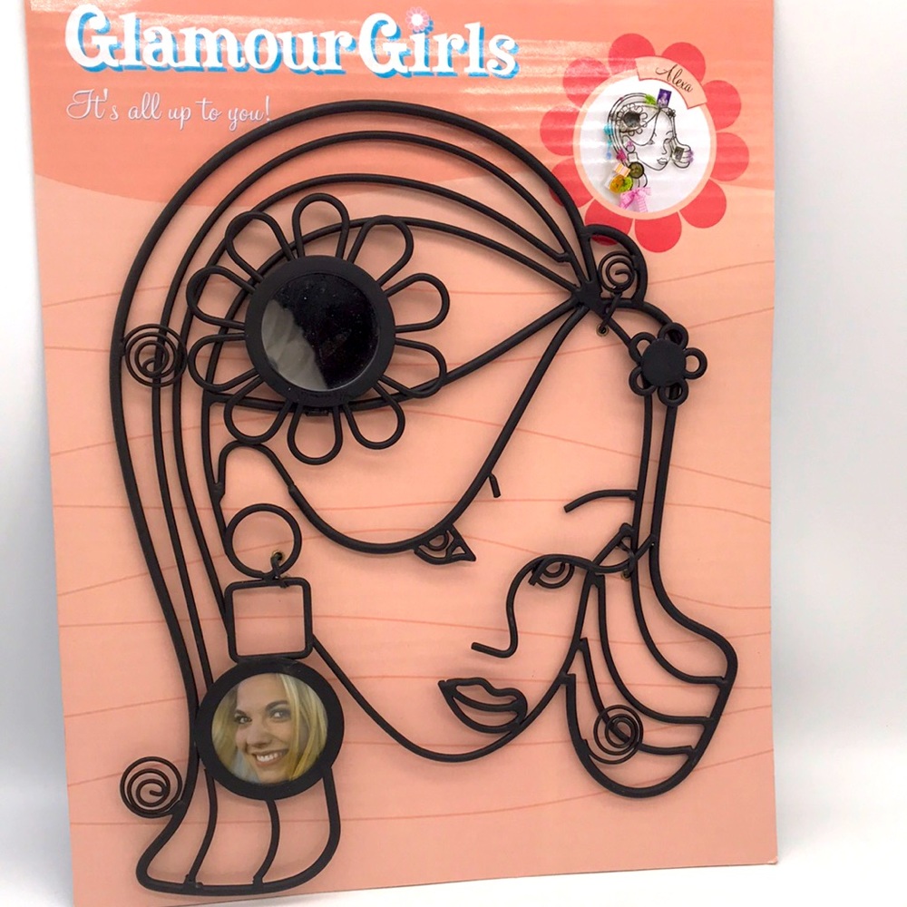 Vintage Alexa Flip Wire Wall Frame Sculpture “Glamour Girls” purchased in 1998